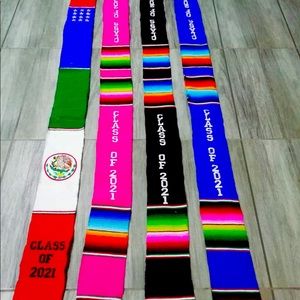 Sarape Embroidered Graduation Stole